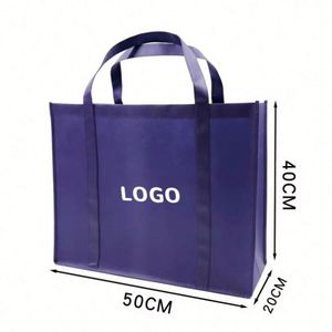 Sac fourre-tout personnalisé grande capacité en non-tissé, écologique, sac de shopping Superet, sac publicitaire avec logo - Product Image 2