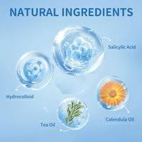 Patchs Hydrocolloïdes Invisibles pour l'Acné et les Boutons, en Stock, 36, 72, 108 Unités, avec Huile pour Couvrir les Boutons, les Imperfections, le Visage, Vegan