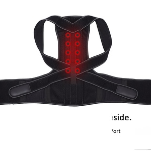 CONRIDA Supporto Lombare Regolabile in Neoprene, Cintura di Sostegno per <span class=keywords><strong>Schiena</strong></span> e Spalle, Correttore di Postura con Struttura in Acciaio per Uomo - Product Image 3