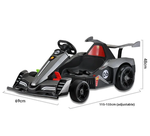 Karting tout-terrain électrique 12V pour enfants avec fonction drift et LED – Voiture électrique 12V pour enfants, modèle cool de course - Product Image 6