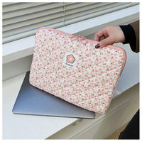 Sac d'ordinateur en nylon imperméable avec courbe physiologique au dos, motif floral, pour ordinateur portable personnalisé 11''/13''/14''