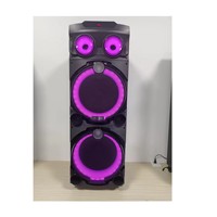 Système de haut-parleurs subwoofer au design innovant avec éclairage RGB vibrant et fonction de synchronisation TWS BT 5.3 pour les fêtes en extérieur