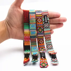 2023 Nieuwe Design Mode Handgemaakte Jacquard Armband Geweven Polsband Custom Luxe Accessoires Geschenken Voor Vrouwen