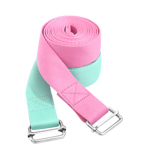 183*3.8cm Eco Friendly Coton Yoga Stretch Ceinture Exercice Fitness organique Yoga Stretch Bracelet Personnalisé Imprimé - Product Image 5