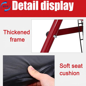 Déambulateur à roulettes avec sièges, aide à la marche portable pour adultes, équipements de rééducation - Product Image 6