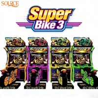 Simulateur de course de moto vidéo SOURCE 32 pouces LCD Super Bike 3 SB3, garantie 1 an, graphismes HD, FEC, parc d'attractions