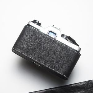 Demi-étui pour appareil photo Housse de sac pour appareil photo en cuir véritable fait à la main pour Olympus <span class=keywords><strong>OM10</strong></span> OM20 OM30 Housse personnalisée - Product Image 6