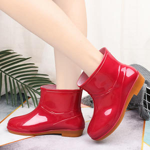 <span class=keywords><strong>Botas</strong></span> de lluvia antideslizantes de tubo bajo para <span class=keywords><strong>mujer</strong></span>, zapatos de lluvia de tubo corto, suela de tendón de ternera resistente al desgaste - Product Image 4