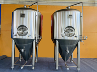 Fermenteur conique de 1000 L, équipement de brassage de bière, équipement de fermentation, acier inoxydable 304, réservoir de fermentation de qualité alimentaire, unité de fermentation en vente