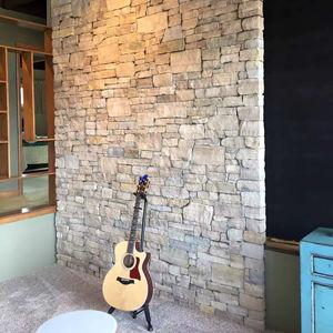 L'ardoise de prix usine couvre de tuiles le faux revêtement artificiel de <span class=keywords><strong>pierre</strong></span> de culture pour le revêtement extérieur de maison - Product Image 4