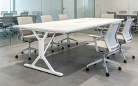 Ensemble de pieds de table en fonte 800x450xH720mm, revêtement poudré, structure entièrement en fonte pour table de restaurant, café, salle à manger