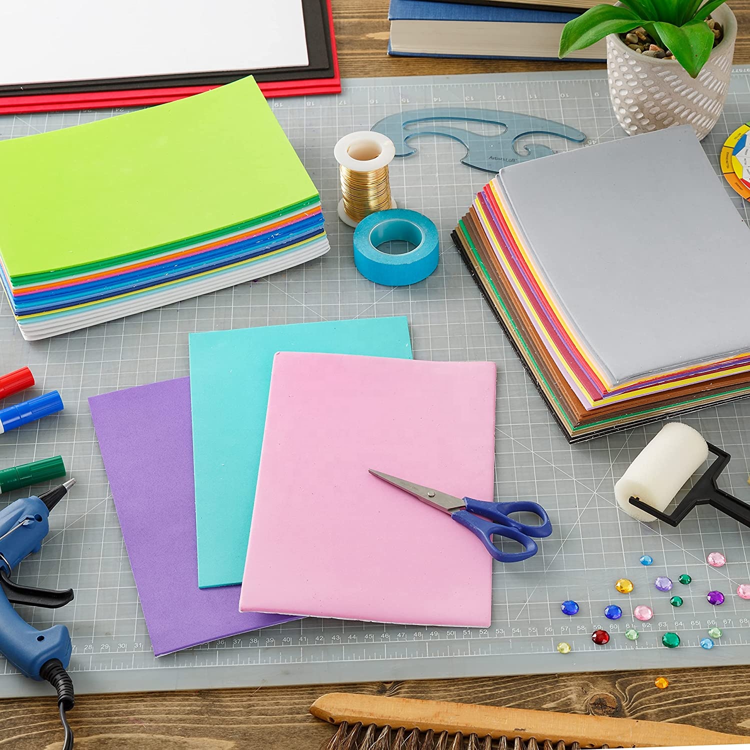 Оптом купить 1 мм 1,5 мм 1,8 мм 2 мм eva крафтовый пенопластовый лист разных цветов нормальная пенопластовая бумага EVA для поделок