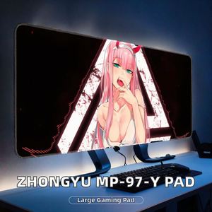 ZHONGYU Rectangular Customized Color Logo <b>Gaming</b> <b>Mouse</b> <b>Pad</b> Non-Slip Rubber Base 200x240mm 1.2mm Thickness Home Office Use Stock - Product Image 2