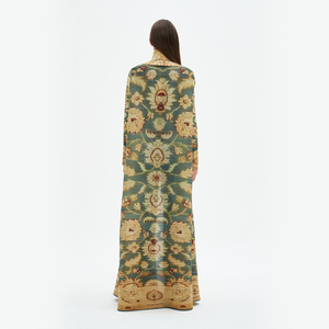 Luxe Polyester Modeste Abaya Dubaï Ramadan Style Femme Musulmane Turquie Caftan Vêtements Islamiques <span class=keywords><strong>Cardigan</strong></span> pour Femmes Musulmanes <span class=keywords><strong>Kimono</strong></span> - Product Image 3