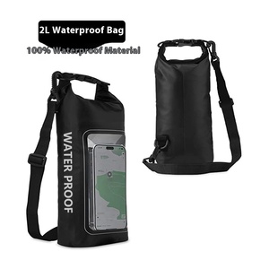 2025 nouveau 2L extérieur diagonale 2-en-1 sac étanche PVC téléphone portable et stockage de matériel de natation - Product Image 1