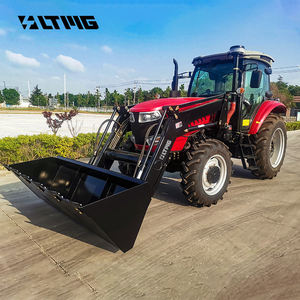 Фермерский колесный трактор для LTMG <span class=keywords><strong>120hp</strong></span>-150hp с ковшом фронтального погрузчика, новый китайский сельскохозяйственный 4WD редукторный насос двигателя - Product Image 1