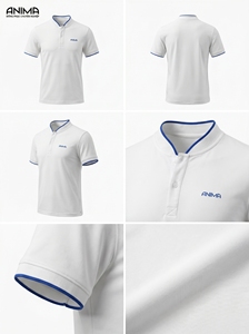 เสื้อโปโลชายขายดี แห้งเร็ว ระบายอากาศดี เป็นมิตรกับสิ่งแวดล้อม ผลิตจากโพลีเอสเตอร์รีไซเคิล แฟชั่นเสื้อยืดไซส์ S ถึง 3XL - Product Image 6