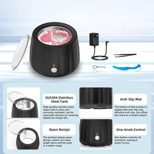 Nettoyeur de prothèses dentaires multifonctionnel professionnel 220ML, nettoyeur ultrasonique pour appareils dentaires avec 2 modes de nettoyage - Product Image 4
