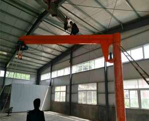 Grúa Giratoria de Columna BZD Modelo Swing de 1-5 Toneladas, Montada en el Suelo, para Fábrica de Montaje y Taller - Product Image 2