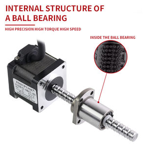 HANPOSE Bremse oder Encoder Anpassung 1,3A Kugelumlaufspindel Linearer Schrittmotor NEMA14 35HB35-0805-80 8/10/12 80-300mm Steigung Motor - Product Image 6