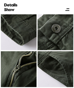 Người Đàn Ông Cổ Điển Quần Short Hàng Hóa Đầu Gối Giản Dị Chiều Dài Quần Short Trẻ Em Lớn Bermuda Quần Short Với Vá Túi - Product Image 6