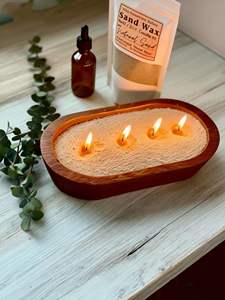 Kit de Recarga de Velas de Cera Perlada de 18oz de Marca Privada, Recarga sin Derrames, Aceite Aromático Recargable, Mechas de Algodón LANJO - Product Image 5