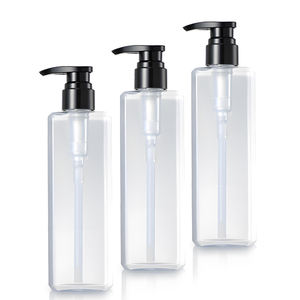 Flacon Pompe Noir en PET de 300 ml pour Lotion, Rechargeable, pour Shampooing, Après-shampooing, <span class=keywords><strong>Gel</strong></span> <span class=keywords><strong>Douche</strong></span> et Contenant à Lotion, Bouteille de Shampooing en Plastique de 500 ml - Product Image 2