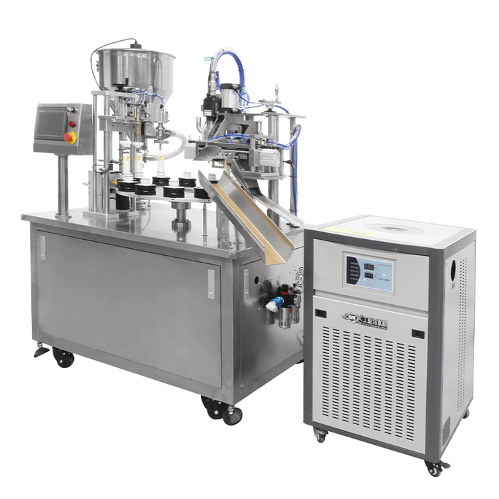 Automatic Hot air Cream Tube Sealing Machine Toothpaste Lotion Grease Tubes Filling Seal Machines