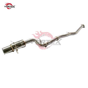 Sistema de Escape Catback Vortex de Alto Rendimiento, Acero Inoxidable 304, Acabado Espejo, Diseño de Escamas de Pescado, Soldado, con Válvula de Sonido Activo para Subaru - Product Image 3