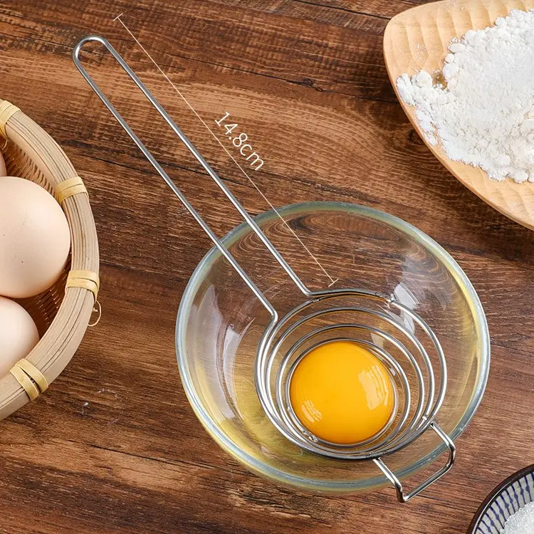 Küchenutensilität Gadget Kochen Eiernützer Trenner Filter Eiweiß und Eigelbete Siebtrenner