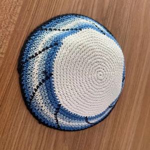 Kippa — chapeau personnalisé en coton, <span class=keywords><strong>tricot</strong></span>é, au Crochet, pour l'été - Product Image 6