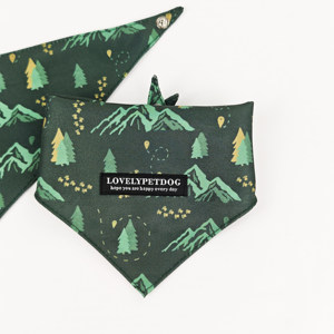 <span class=keywords><strong>Bandana</strong></span> Triangolare a Quadri Personalizzabile con Logo per Cani e Gatti - Sciarpa Collare Regolabile in Cotone per Tutte le Stagioni - Product Image 3
