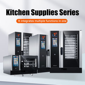 شاشة تجارية ذكية تعمل باللمس لتجهيز الدفعات فرن كومبي عالي الضغط للطبخ السريع فرن مطبخ تجاري - Product Image 2