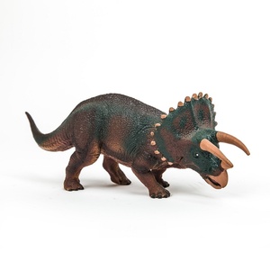 3D realista Jurassick animales mundo <span class=keywords><strong>Allosaurus</strong></span> modelo juguetes de gran tamaño verde elástico TPR plástico goma dinosaurio juguetes con 30CM - Product Image 5