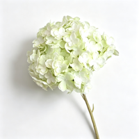 Bunga Hydrangea Buatan, Hydrangea Sentuhan Lembut Berkualitas Tinggi, Bunga Sutra Hydrangea untuk Pernikahan dan Ulang Tahun