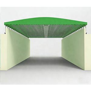 Toldo eléctrico deslizante, carpa plegable de PVC, toldo retráctil - Estructura reforzada, plegable, móvil, resistente a la intemperie - Product Image 1