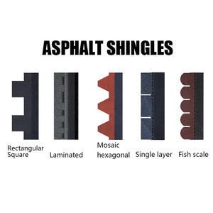 Fischs chuppen dach Asphalts chind eln Taifun beständig mit Glasfaser - Product Image 5