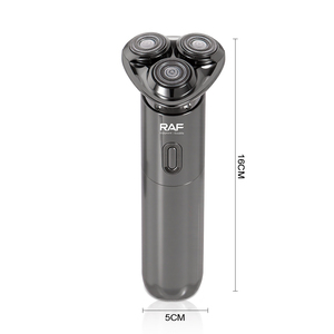 RAF USB Rechargeable Hair <b>Shaver</b> 7000RPM High-Speed Motor Floating Triple-Blade Head Smart Digital Display for Daily Grooming - Product Image 5