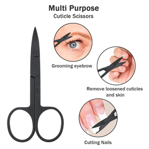 Gran oferta, bolsa <span class=keywords><strong>de</strong></span> cuero portátil, juego <span class=keywords><strong>de</strong></span> manicura, kit <span class=keywords><strong>de</strong></span> aseo <span class=keywords><strong>de</strong></span> manicura <span class=keywords><strong>de</strong></span> viaje con peine, cortaúñas, tijeras para cutículas, <span class=keywords><strong>pinzas</strong></span> - Product Image 5