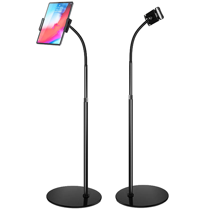 Support Universel pour Tablette avec col de Cygne, Support de Tablette : 360 degrés Flexible, Support de Fixation de Bras pour écran de 4,7~10,5