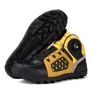 Bottes hautes en microfibre d'hiver avec semelle extérieure en caoutchouc et doublure en maille pour les adolescents motards JC-S881 - Product Image 5