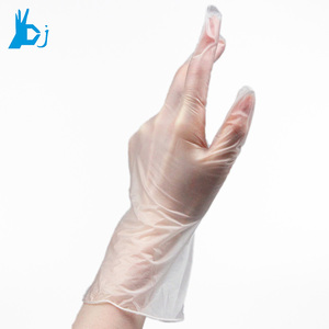 Fabrication de nourriture ménage poudre bleu nitrile diamant Texture nitrile/vinyle nitrile mélange gants - Product Image 4