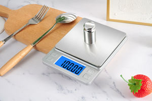 Hohe Qualität 200G 300G 500G 600G <span class=keywords><strong>1kg</strong></span>/0,01g <span class=keywords><strong>1kg</strong></span> 2kg 3kg/0,1g Smart Electronic Digital Mini Küchen waage 500G - Product Image 3