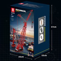 Reobrix 22028 2026 Nuevo Modelo de Grúa SK6000, Vehículo de Ingeniería Urbana, Bloques de Construcción Educativos, Juguetes, Regalos
