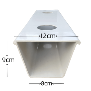 Canal hydroponique NFT en PVC de qualité alimentaire monocouche de grande taille 120x90 mm <span class=keywords><strong>pour</strong></span> la laitue, le céleri, le poireau, la moutarde - Product Image 1