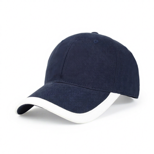 Gorra de Béisbol West Coast Skating Azul Marino con Logotipo Rojo B, Ajustable, de 6 Paneles, de Algodón de Secado Rápido, para las Cuatro Estaciones, para Adultos, Uso Casual - Product Image 1