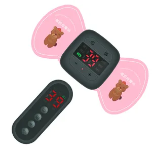 2023 điện mini EMS hàng chục đơn vị sưởi ấm từ xa Pad ấm dán rung trị liệu eo nhãn dán giảm đau ấm Cung điện dán