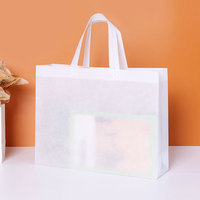 Sacs fourre-tout en tissu non tissé recyclables personnalisés à prix abordable, vente chaude 2025, pour supermarché, avec logo et couleur personnalisés