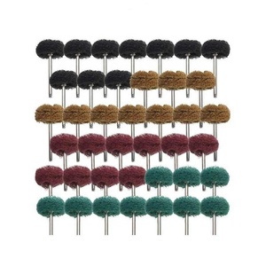 10 brosses abrasives en nylon <span class=keywords><strong>avec</strong></span> tige de 2,35/3 mm, roue de polissage en fibre, ébavurage, meulage de métal, élimination de la rouille, nettoyage de la poussière, outil de meulage - Product Image 3