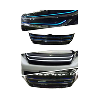 Accessoires de voiture de haute qualité, calandre avant de style modifié en ABS pour Harrier 2014 et plus, avec LED